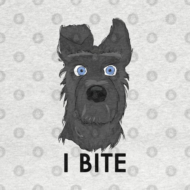 I Bite (Chief in Isle of Dogs) by Kinowheel